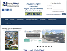 Tablet Screenshot of metrowest.org