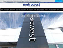 Tablet Screenshot of metrowest.com.au